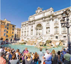 fontana di trevi a roma