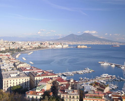 panorama del golfo di Napoli