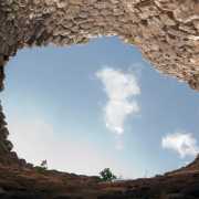 vista dall'interno di un nuraghe