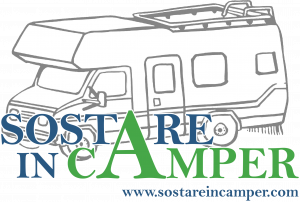 Grimaldi Lines - Logo dell'associazione sostare in camper che ritrae un camper.