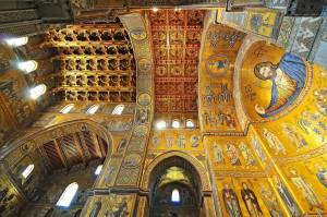 Cattedrale di Santa Maria Nuova di Monreale vicino palermo in Sicilia