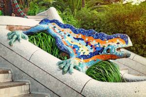 Fontana-di-lucertola-nel-Parco-Guell